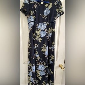 My Michelle Women’s Floral Dress Corset Back